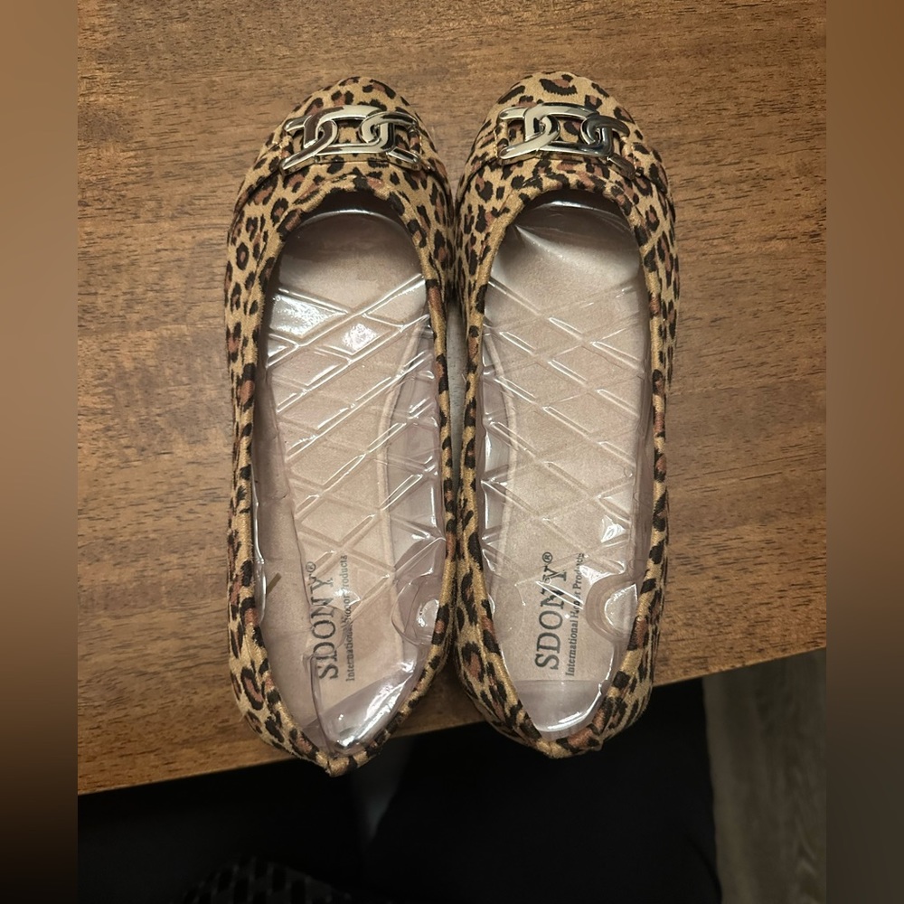 Sdony leopard ballet flat